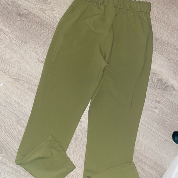 Lululemon stretch high rise olive pants - Picture 6 of 7